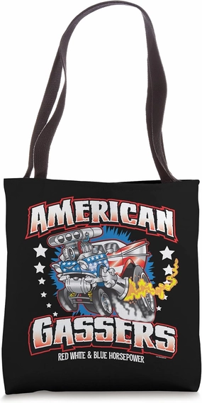 Gasser Hot Rod American Made Classic Car Horsepower Tote Bag