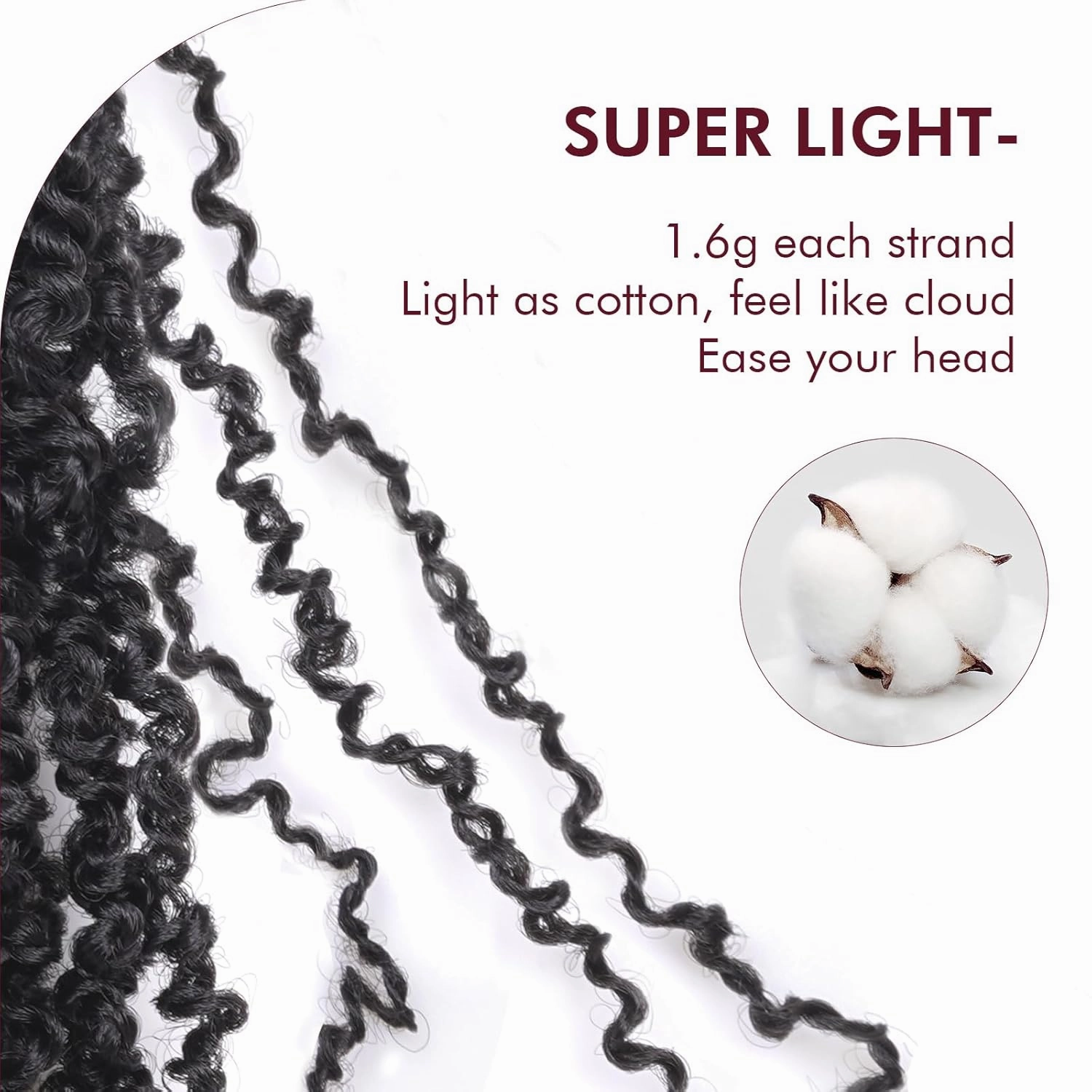 GIX Yanky Twist Crochet Hair - 10 Inch 8 Packs (240 Strands) Natural Black Pre-twisted Fluffy Spring Mini Twist Short Bob Passion Twist, Pre-Looped Crochet Braids Braiding Hair (10 Inch, 1B-8P)