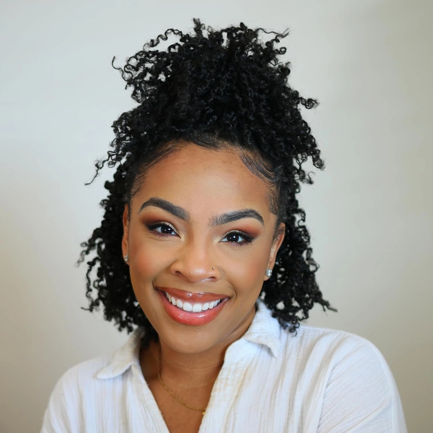 GIX Yanky Twist Crochet Hair - 10 Inch 8 Packs (240 Strands) Natural Black Pre-twisted Fluffy Spring Mini Twist Short Bob Passion Twist, Pre-Looped Crochet Braids Braiding Hair (10 Inch, 1B-8P)