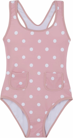 Gottex Kids Racerback One Piece Swimsuit Chlorine Fade Resistant and Built-in UPF UV Protection