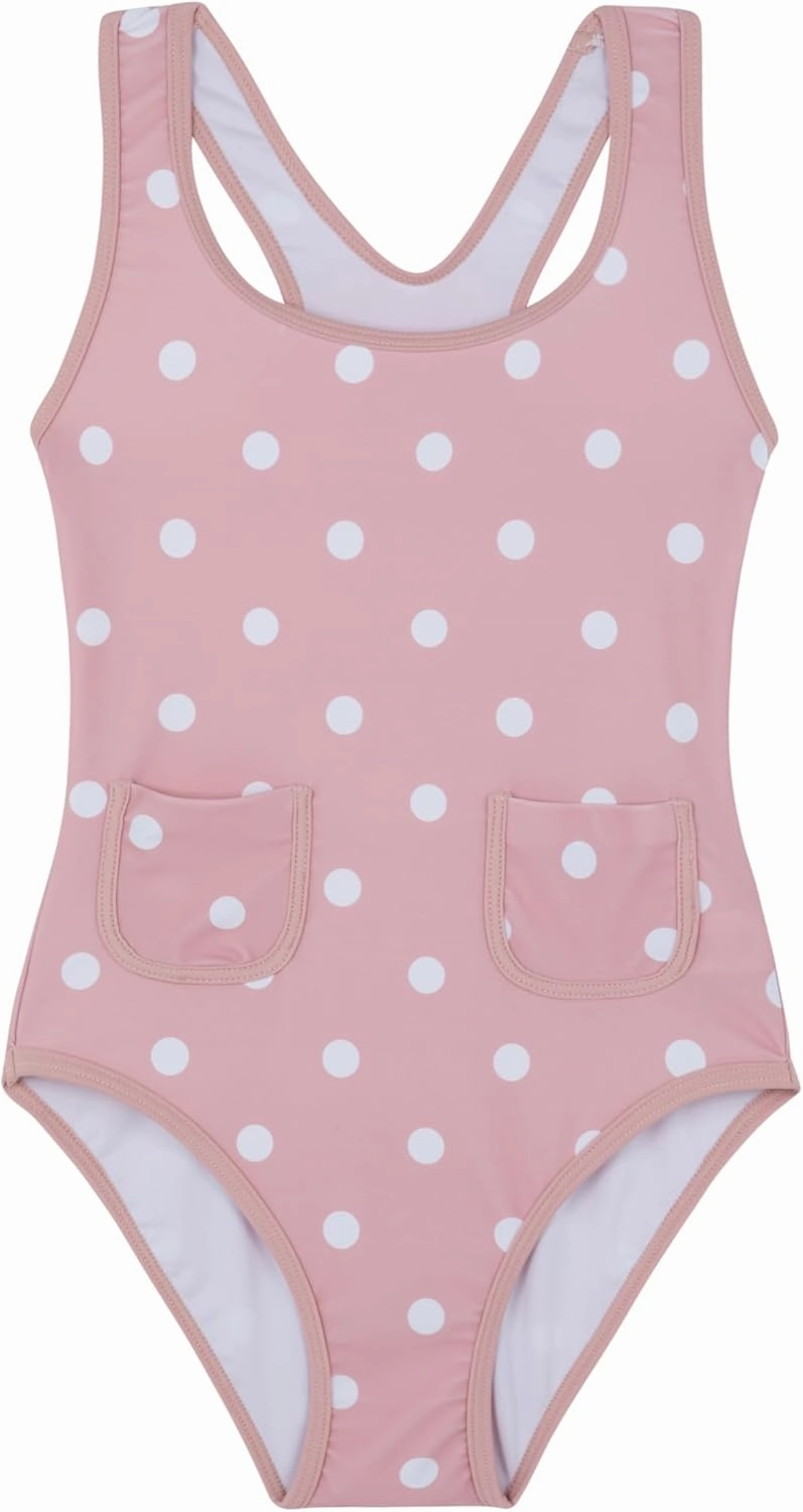 Gottex Kids Racerback One Piece Swimsuit Chlorine Fade Resistant and Built-in UPF UV Protection