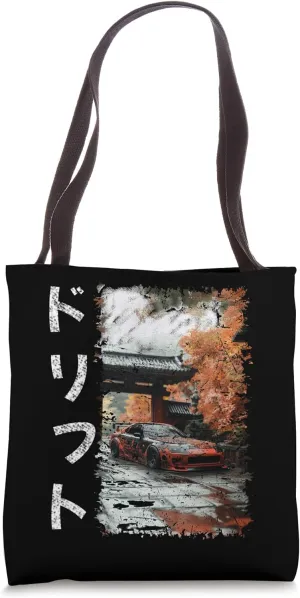 Grunge Style mk4 car Drift text Vintage Jdm Motorsports Car Tote Bag