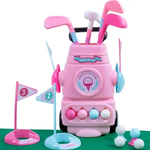 Hapinest Toddler Girl Golf Set, Pink