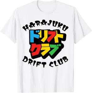 Harajuku Drift Club Logo JDM Drift and Racing lovers T-shirt