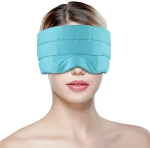 Head Ice Pack for Migraine Relief, 2 Hours Long Lasting Cold Therapy Flexible Cold Pack Head Ice Wrap Cooling Mask for Headache, Sinus Pain, Tension, Stress, Puffy Eyes