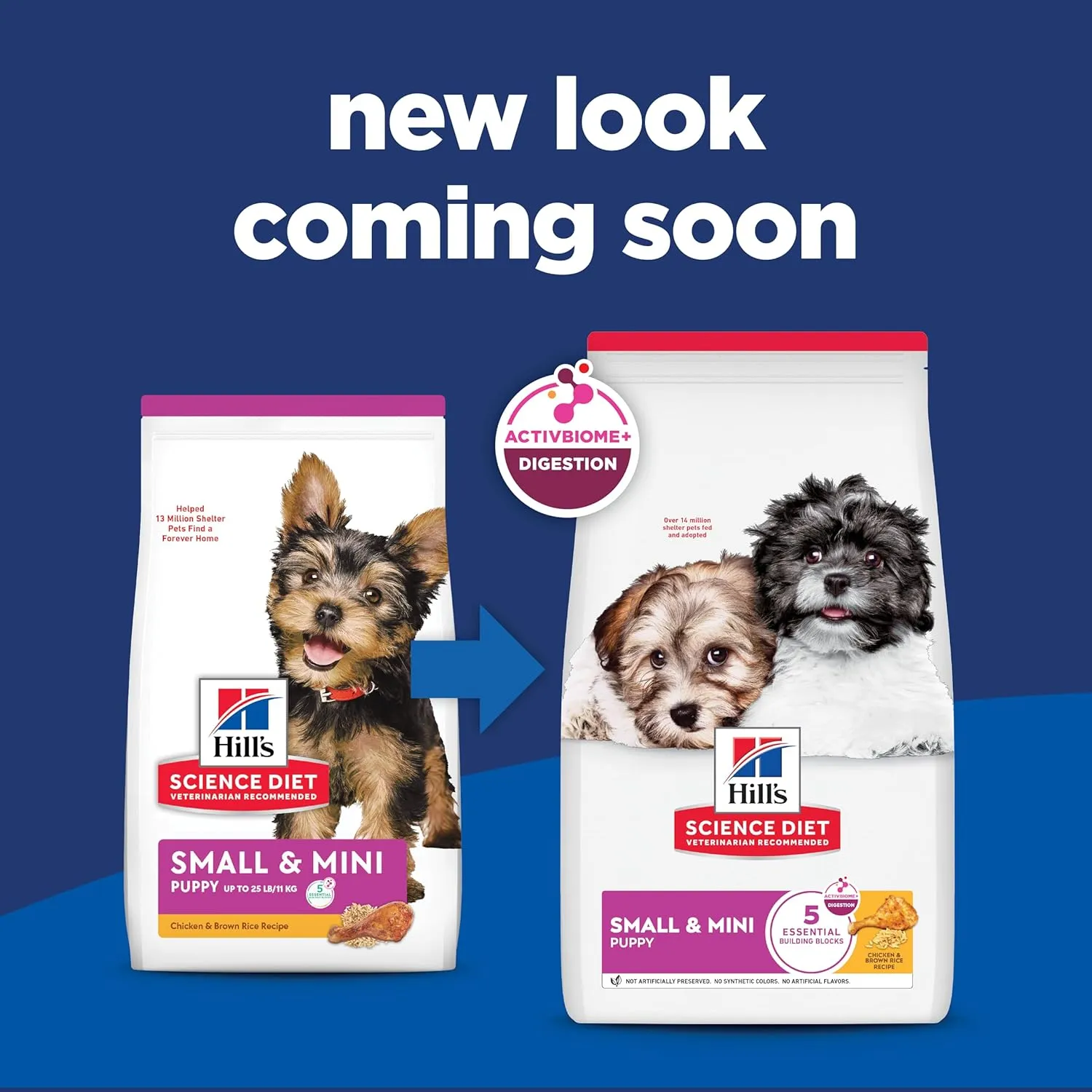 Hill's Science Diet Small & Mini Breeds, Puppy, Premium Nutrition Dry Dog Food, Chicken & Barley Recipe, 12.5 lb Bag