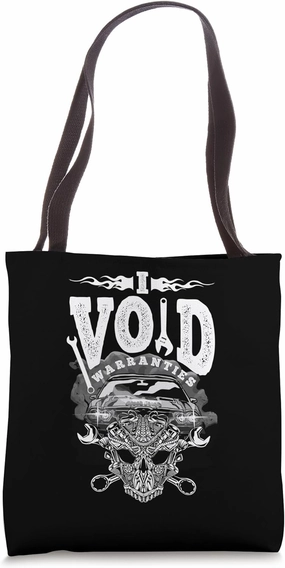 I Void Warranties Car Auto Mrcahnic Repairman Tote Bag