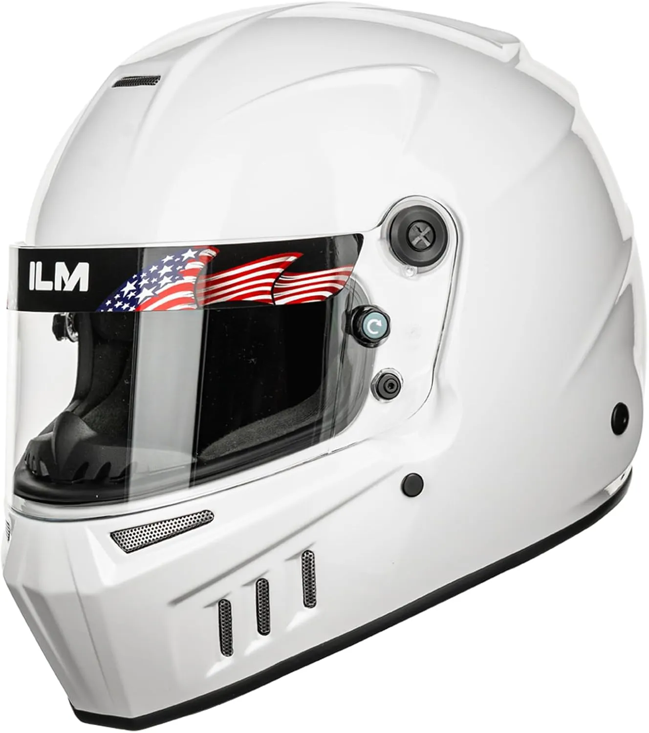 ILM Snell SA2020 Full Face Auto Racing Helmets Lightweight Fiberglass for Adult Men and Women Model 890