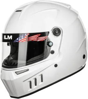ILM Snell SA2020 Full Face Auto Racing Helmets Lightweight Fiberglass for Adult Men and Women Model 890