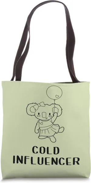 Influencers Hub Careless Influencer Girl Kawaii Koala Picks Tote Bag