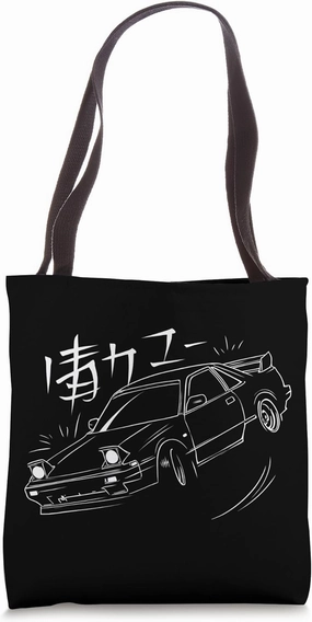 JDM Street Racing Touge Drift Anime Style Tote Bag