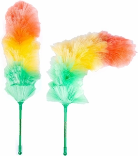 Kitchen   Home Large Static Duster - 27" Inch Electrostatic Feather Duster attracts dust Like a Magnet! - Assorted Colors Will Ship