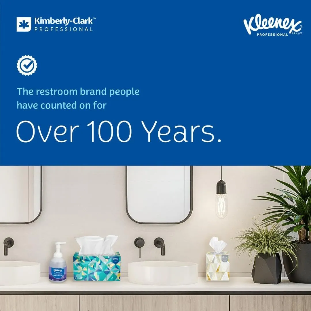 Kleenex Professional Universal Hard Roll Paper Towels, Bulk (50606), 1.75" Core, Premium Absorbency Pockets, White (6 Rolls at 600' Each, 3,600'/Case)