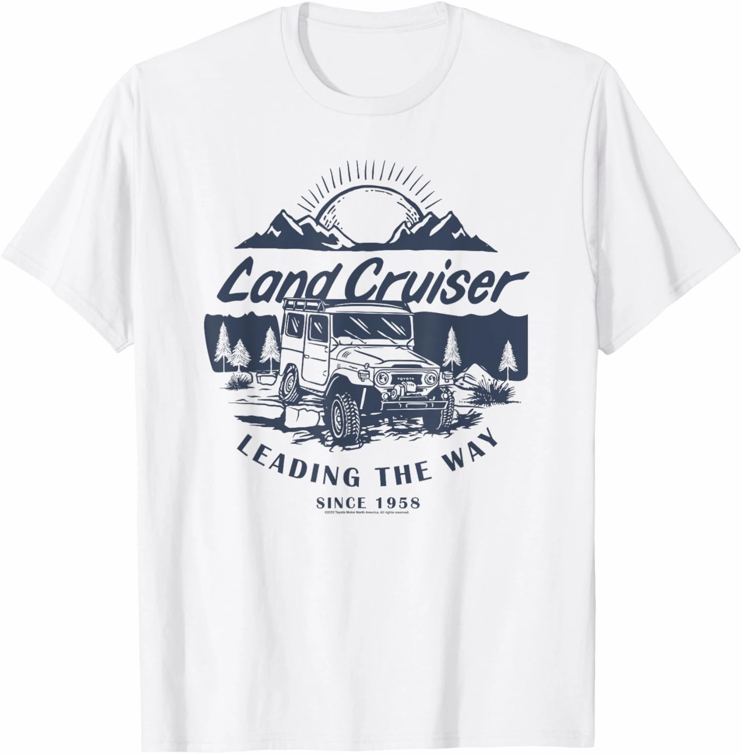 Land Cruiser Leading The Way Since 1958 Retro Poster T-Shirt