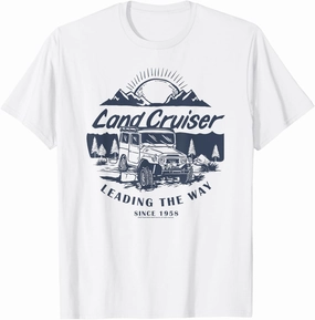 Land Cruiser Leading The Way Since 1958 Retro Poster T-Shirt
