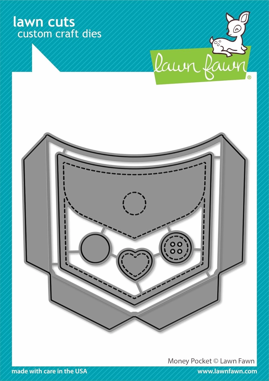 Lawn Fawn LF3441 Money Pocket Dies