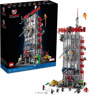 LEGO Marvel Spider-Man Daily Bugle Newspaper Office 76178 Building Set - Featuring 25 Spider-Verse Minifigures Including Peter Parker, Venom, and Spider-Gwen, Collectible Gift Idea for Adults