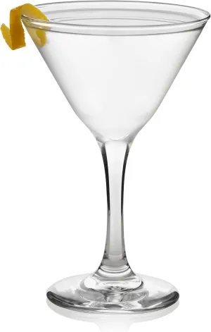 Libbey Martini Glasses, 7.5 oz, Set of 12