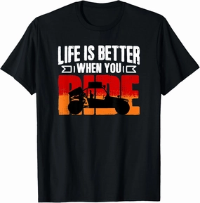 Life Better Sand Beach Sand Race Rail Racing Car Dune Buggy T-Shirt
