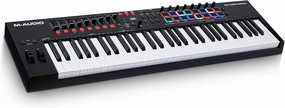 M-AUDIO Oxygen Pro 61 - 61 Key USB MIDI Keyboard Controller With Beat Pads, MIDI-assignable Knobs, Buttons and Faders, and Native Instruments Sound Package (NKS Integration)