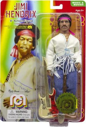 Mego Music Icons Jimi Hendrix Set of 2 Action Figures