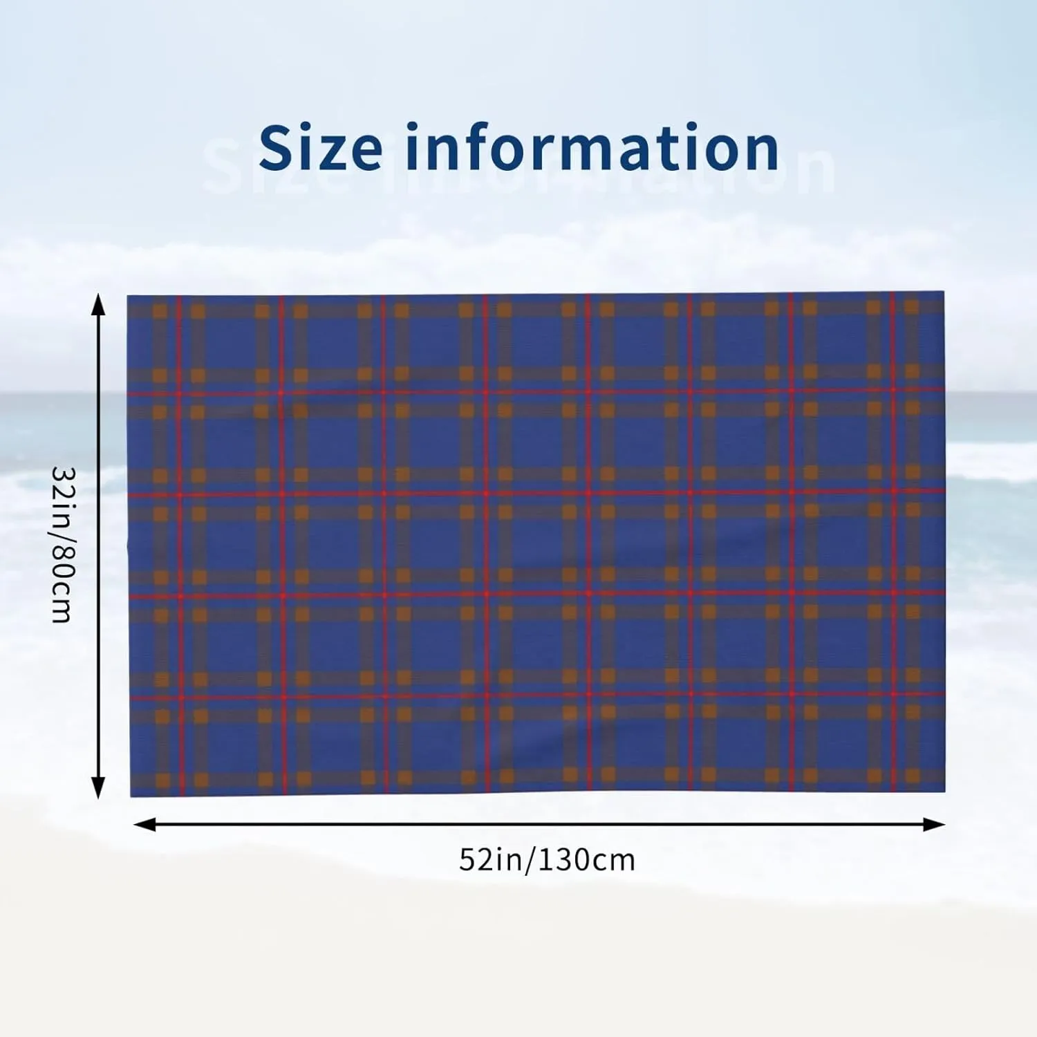 Microfiber Absorbent Bath Towel, Scottish Clan Elliot Tartan Plaid Adult Quick-Drying Beach Towel, Travel Vacation, Outdoor Activities, Beach, Swimming Essential Accessories