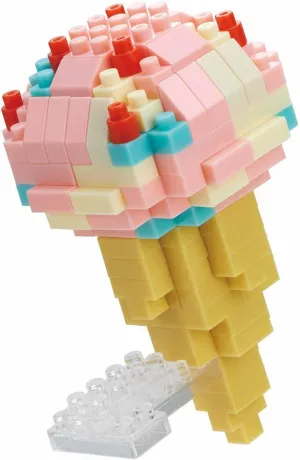 Nanoblock Ice Cream Cone Building Set