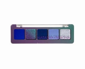 Natasha Denona Mini Triochrome Eyeshadow Palette   Bonus Premium Korean Hydrating Sheet Masque, Blue