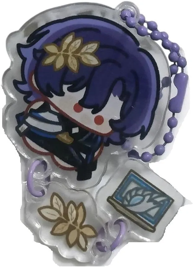 New 2026 Game Honkai: Star Rail Kafka Blade Huohuo Jing Yuan Cosplay Keychain Acrylic Phone Chain Cute Keyring Bag Pendant Accessories Jewelry Fashion Trendy Creative Gift