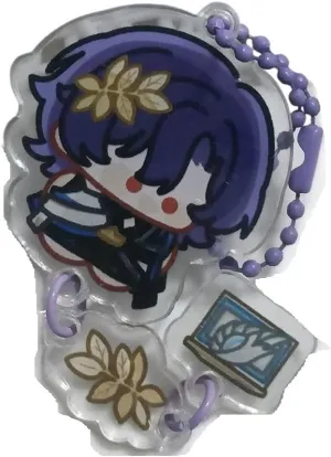 New 2026 Game Honkai: Star Rail Kafka Blade Huohuo Jing Yuan Cosplay Keychain Acrylic Phone Chain Cute Keyring Bag Pendant Accessories Jewelry Fashion Trendy Creative Gift