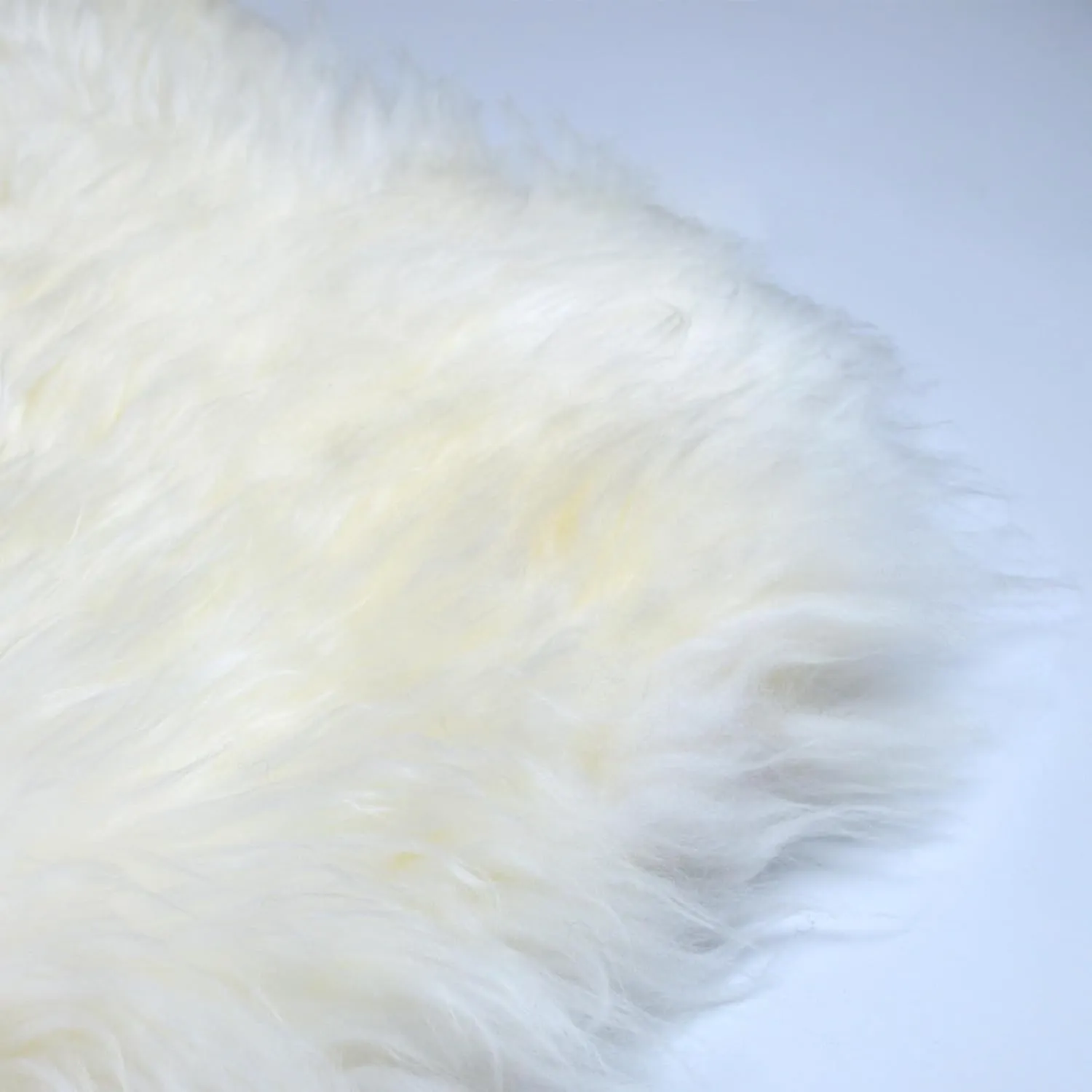 OKAYDA Genuine Australia Sheepskin Seat Cover Fluffy Fur Seat Cover for Cars, Trucks, SUV or Vans (White)