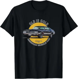 Oldsmobile 442 American Muscle Car 60s 70s Old is Gold T-Shirt