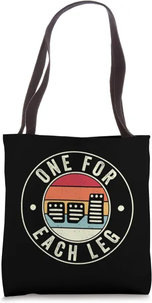 One For Each Leg Racing Three Pedals Manual Transmission Car Tote Bag