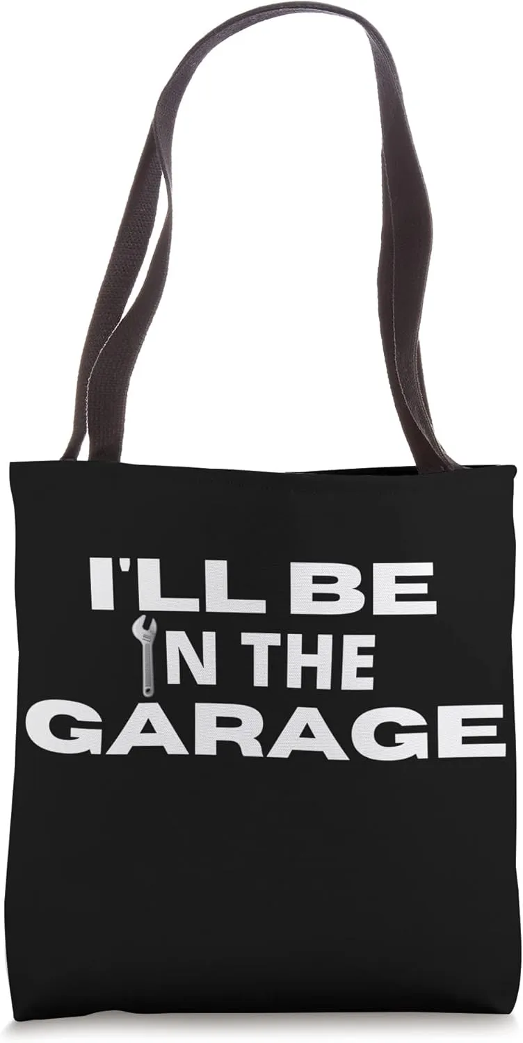 Open Throttle Car Racing Mechanic Engineer Muscle Car Race Tote Bag