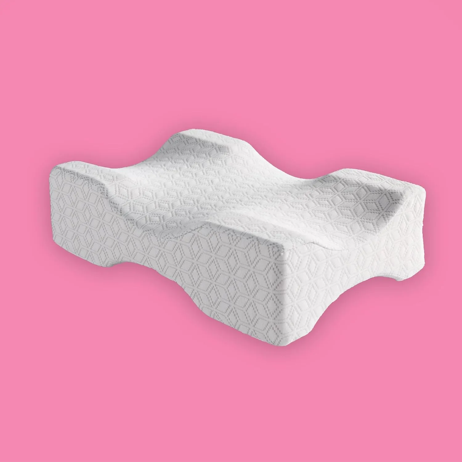 Pillow Cube Knee Cube Deluxe - Knee Pillow for Side Sleepers, Hip Pain Relief, Between Leg Pillow, Thigh Pillow, Leg Support, Memory Foam - 12"x18"x5"