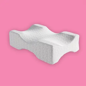 Pillow Cube Knee Cube Deluxe - Knee Pillow for Side Sleepers, Hip Pain Relief, Between Leg Pillow, Thigh Pillow, Leg Support, Memory Foam - 12"x18"x5"