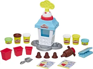 Play-Doh Kitchen Creations Popcorn Party Play Food Set with 6 Non-Toxic Cans