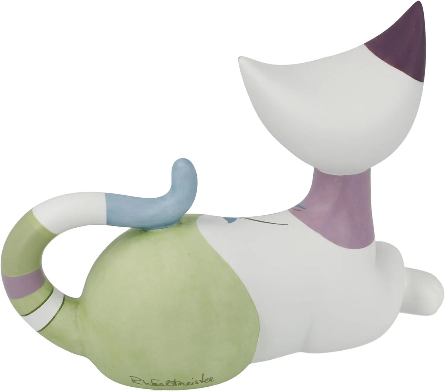 Porcelain Figurine Colourful 18.5 x 6.5 x 14 cm