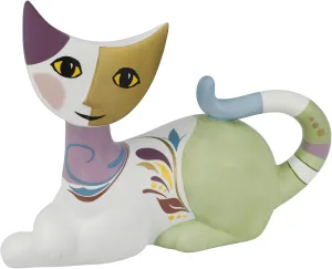 Porcelain Figurine Colourful 18.5 x 6.5 x 14 cm