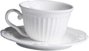 PRETYZOOM Teacup and Saucer Bone Porcelain Grace Teaware European Court Style Tea Cup Tray Set