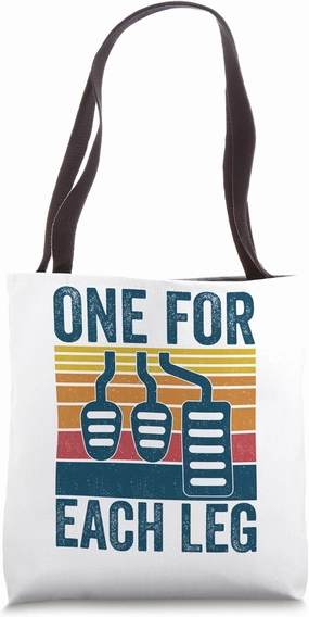 Racing Three Pedals One For Each Leg Manual Transmission Car Tote Bag