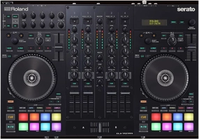 Roland DJ-707M Four-Channel, Four-Deck Serato DJ Controller