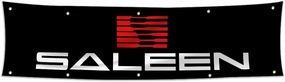 Saleen Flag 2x8ft Racing Car Banner for Garage Wall Decor