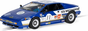 Scalextric Lotus Esprit S1 ICS Motorsports #11 Silverstone 1981 1:32 Analog Slot Race Car C4352