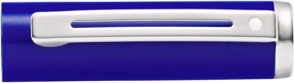 Sheaffer Pop Glossy Blue Gel Rollerball Pen with Chrome Trim