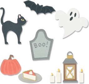 Sizzix Sizzx Thinlits Die Set 14PK Halloween Motifs by Jennifer Ogborn | 665950 | Chapter 3 2022, Multicolor