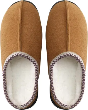Slippers for Women Indoor and Outdoor,Anti-Slip Fluffy Warm Womens Slippers,Memory Foam House Slippers with Durable Rubber Sole