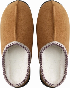Slippers for Women Indoor and Outdoor,Anti-Slip Fluffy Warm Womens Slippers,Memory Foam House Slippers with Durable Rubber Sole