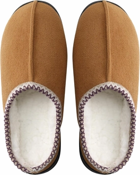 Slippers for Women Indoor and Outdoor,Anti-Slip Fluffy Warm Womens Slippers,Memory Foam House Slippers with Durable Rubber Sole