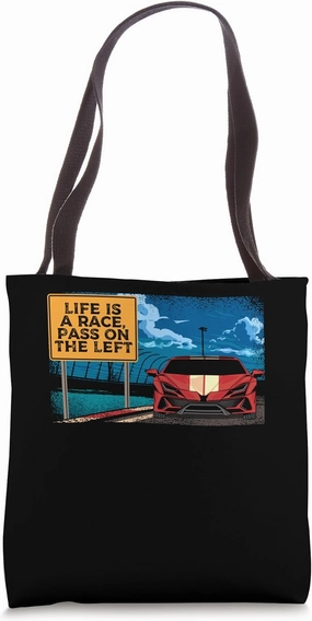 Slot Car Life Is A Race Remote Controlled Car Controller Tote Bag